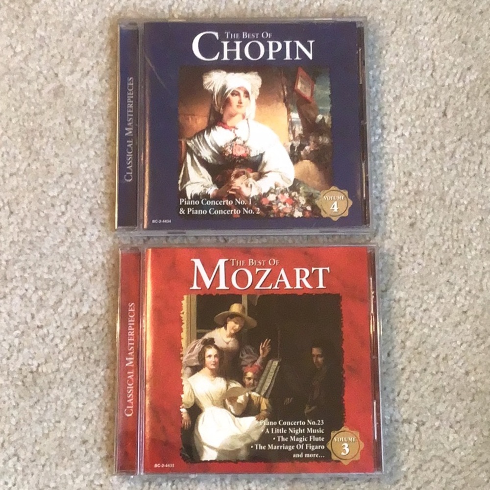 Set of 2 Classical Music CDs, 1997